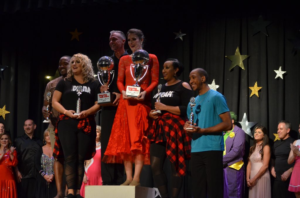 The 2019 Judges' Top 3 competitors pose with their trophies.